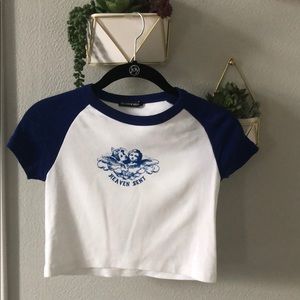 💫Heaven sent blue crop top💫